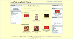 Desktop Screenshot of nadhammusic.com