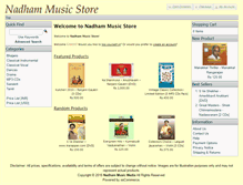 Tablet Screenshot of nadhammusic.com